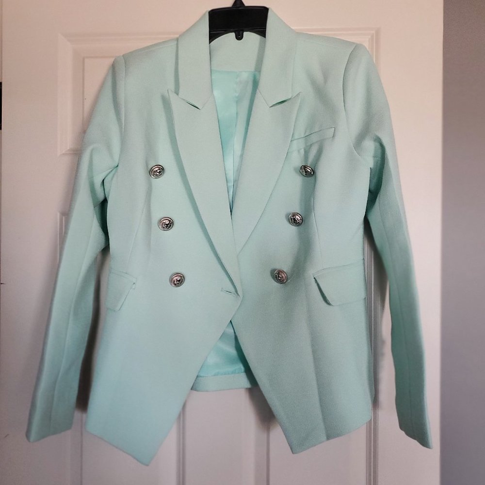 Babu Blue Suit Blazer